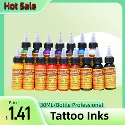 30ML Safe Tattoo Inks Color Tattoo Tattoo Pigment Mild Non-irritating Long-lasting Body Painting Art Body Makeup Liquid Pigments