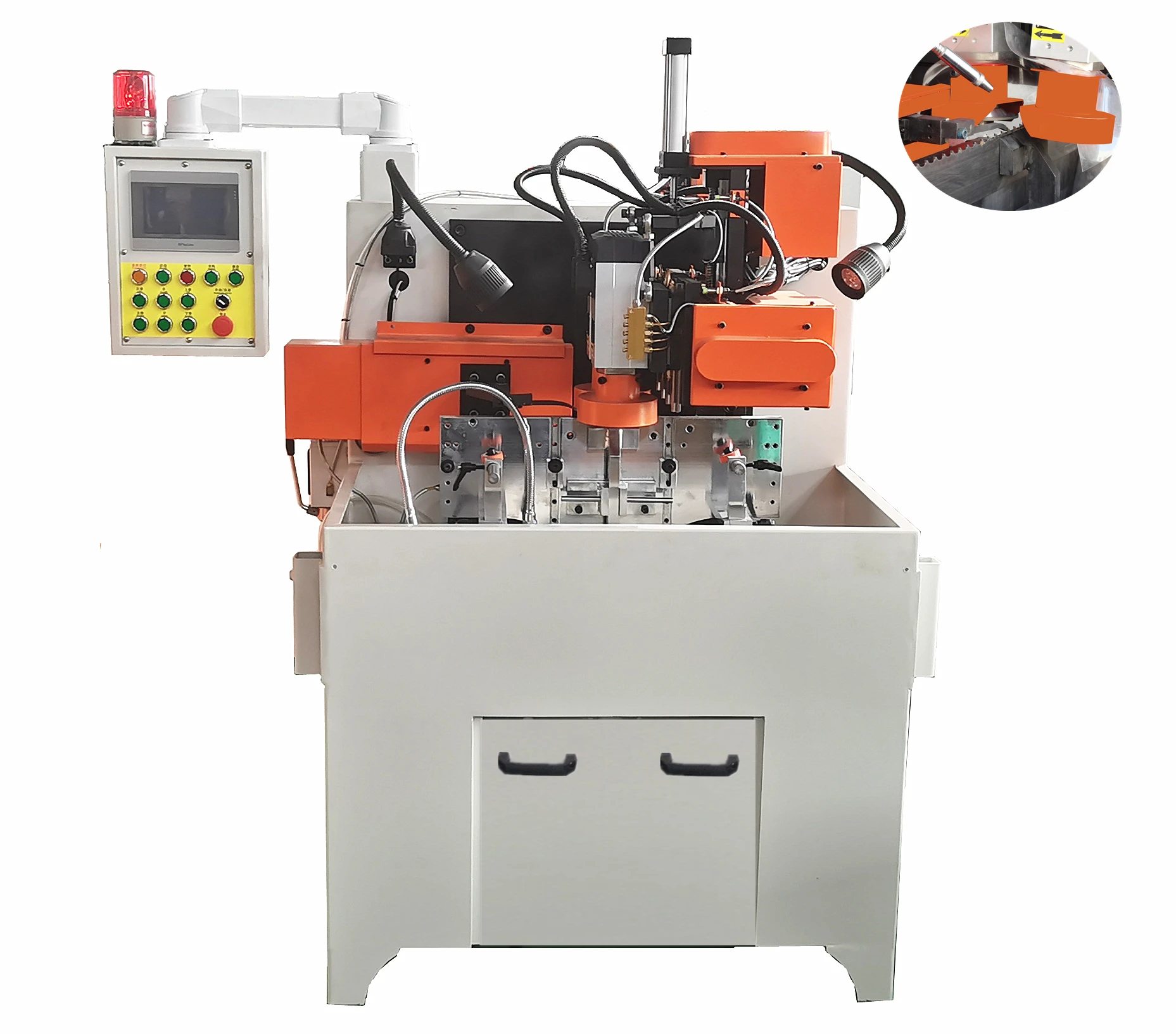 MW-158D Automatic Carbide and Stellite Band Saw Blade Teeth Two Sides Grinding Machine Frame Saw Blade Sharpening Machine CNC