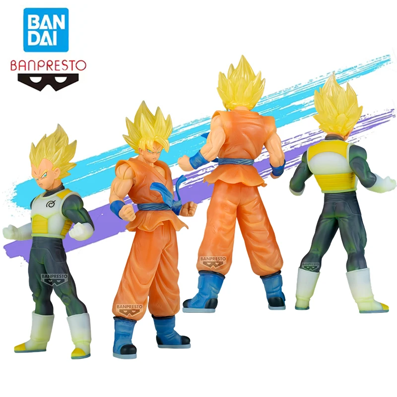 

In Stock Bandai Banpresto Dragon Ball Chou Clearise Son Gokuu Vegeta Anime Action Figures Model Collect Gift Toy Tabletop Decor