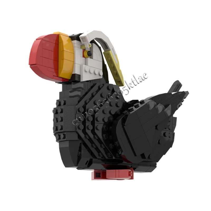 460 PCS Animal Tufted Puffin MOC Customize Modular Building Block Brick Model Educational Technology DIY Boy Toy Christmas Gift