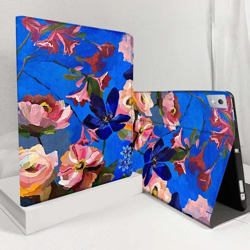 

Colorful Cherry Blossom For Lenovo Pad Legion Xiaoxin Tab Y700 K10 M10 P11 3rd Pro GT Plus Gen 5G Tablet Case