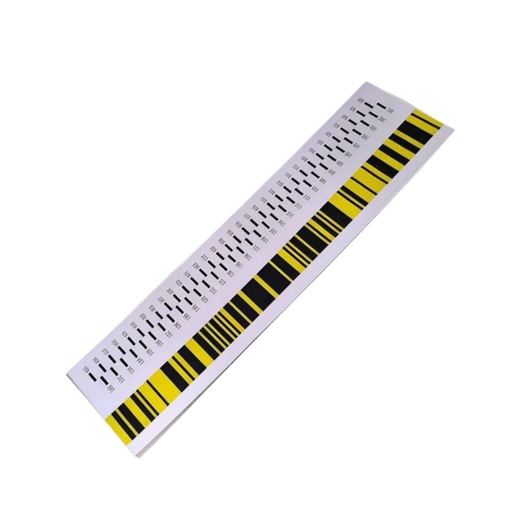 10pcs Construction Barcode Stickers Compatible with For DINI03 DNA03 For LS10 LS15 Levels ABS 50cm Long Outdoor Use