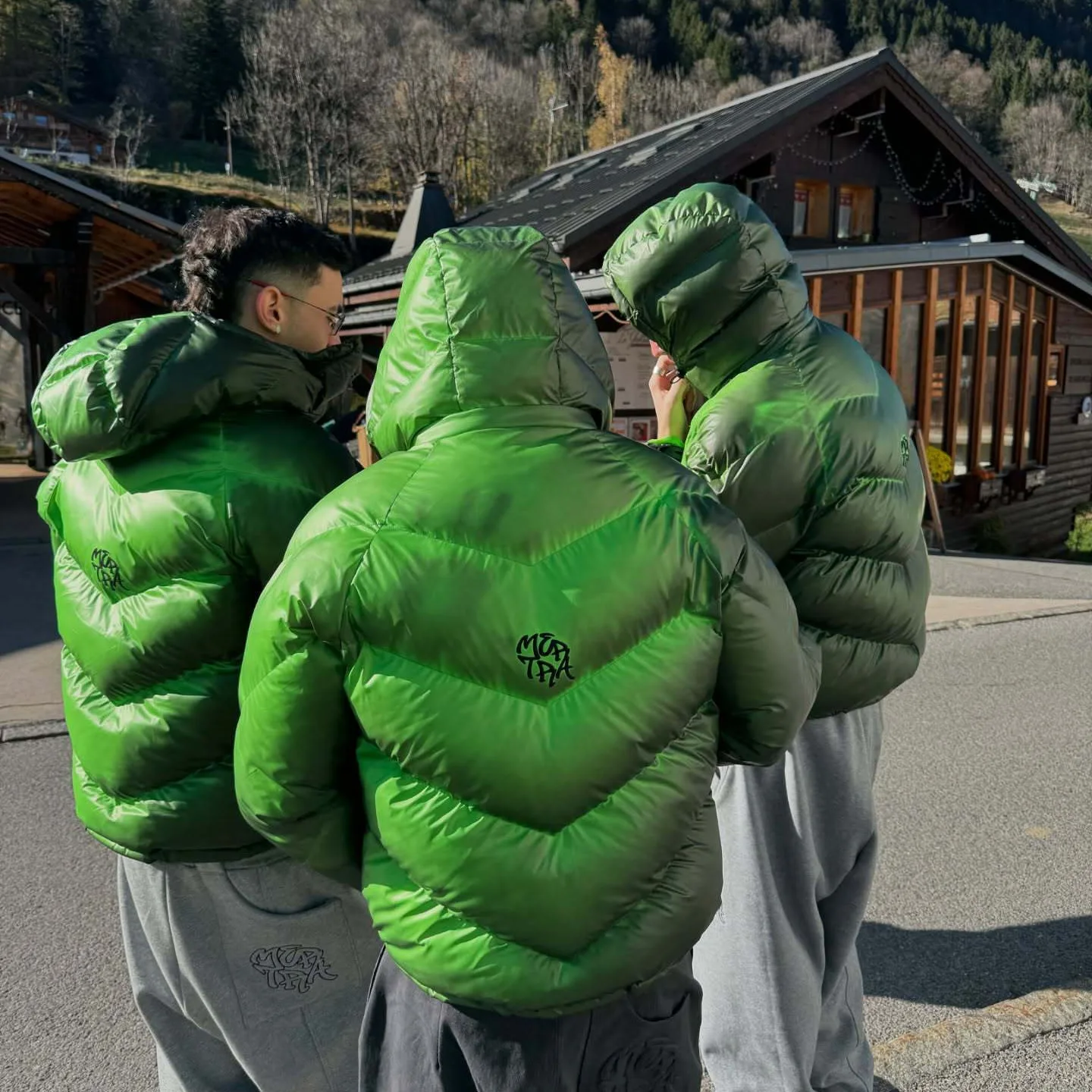 

Thiened Warm Cotton Jaet Hooded Winter Coat Heat Reactivation Cross-Border Clothing Men's Faion Urban Long Sle