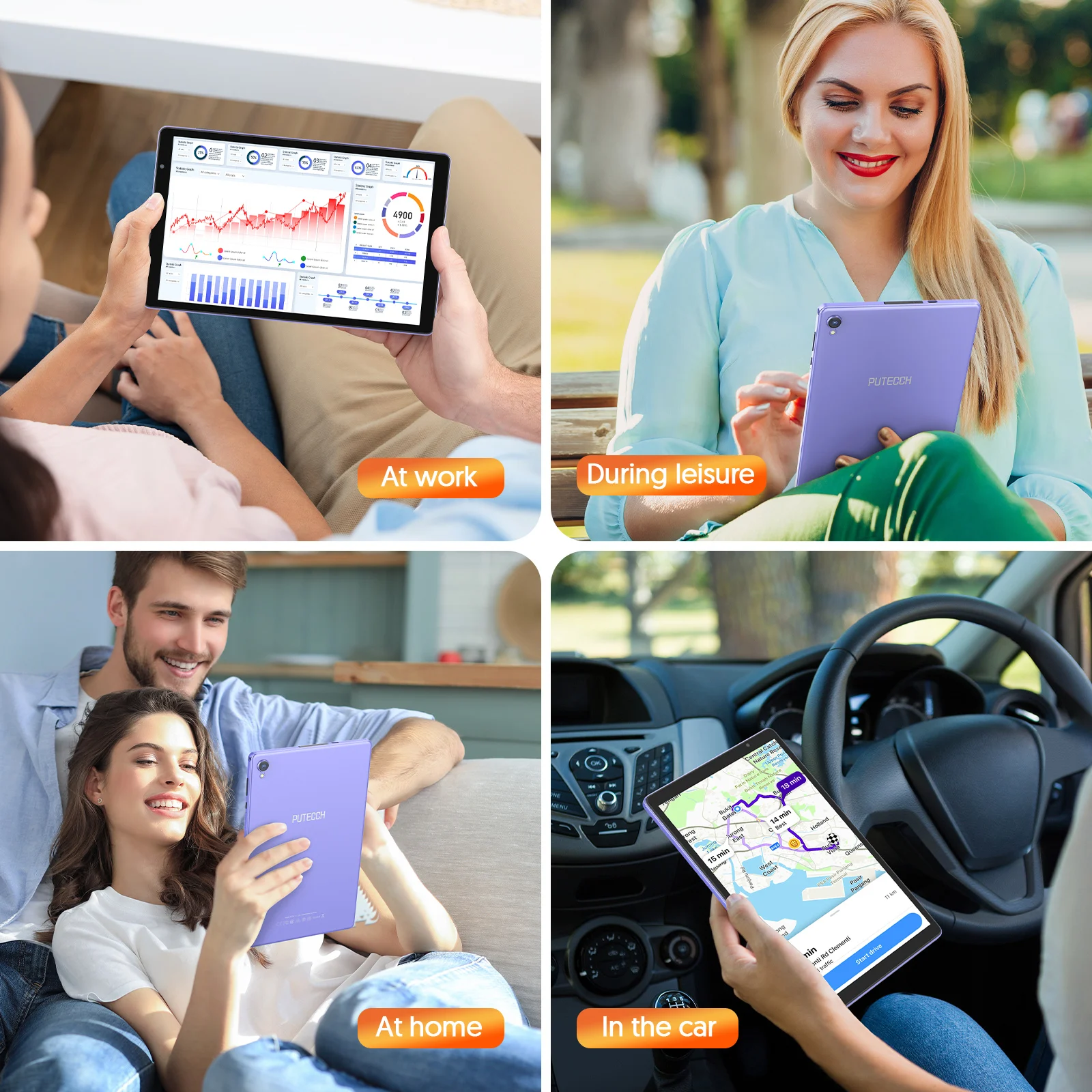 تابلت أندرويد 10 بوصة، معالج رباعي النواة، توسيع ذاكرة 4 جيجا بايت (2 جيجا + 2 جيجا) ذاكرة الوصول العشوائي + 32 جيجا بايت، شاشة IPS 1280 × 800، واي فاي، بلوتوث