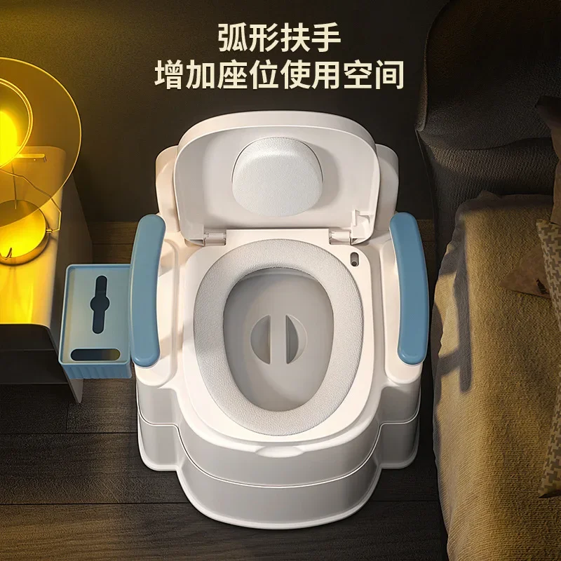Elderly Toilet Portable Toilet Indoor Deodorant Portable Pregnant Patients Adults Elderly Bedpan Travel Outdoor Camping Use