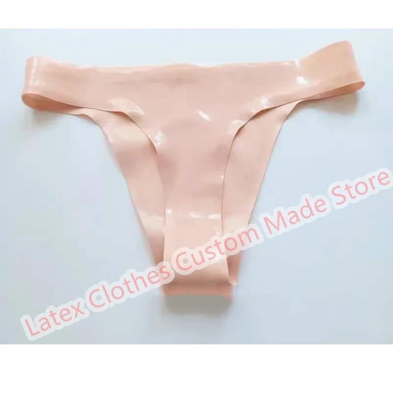 Sexy Latex Shorts Briefs Handmade Men Rubber Underwear Thong G-string Cosplay Costume