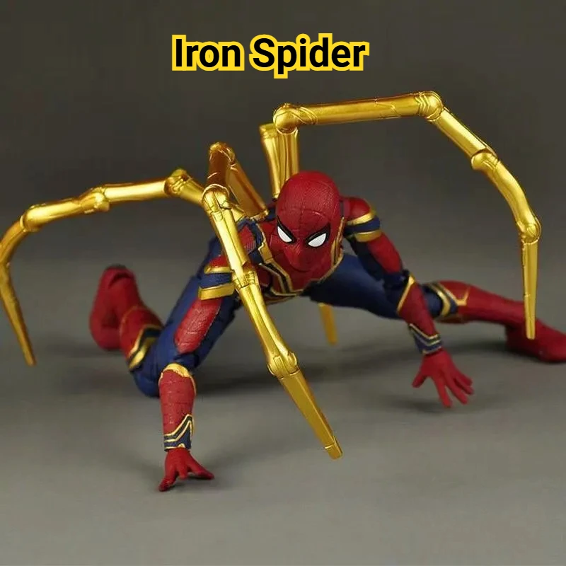Figura de Acción de Iron Spider de Avengers Infinity War, Totalmente Articulada, Modelo de Juguete de Moda, Adorno de Escritorio