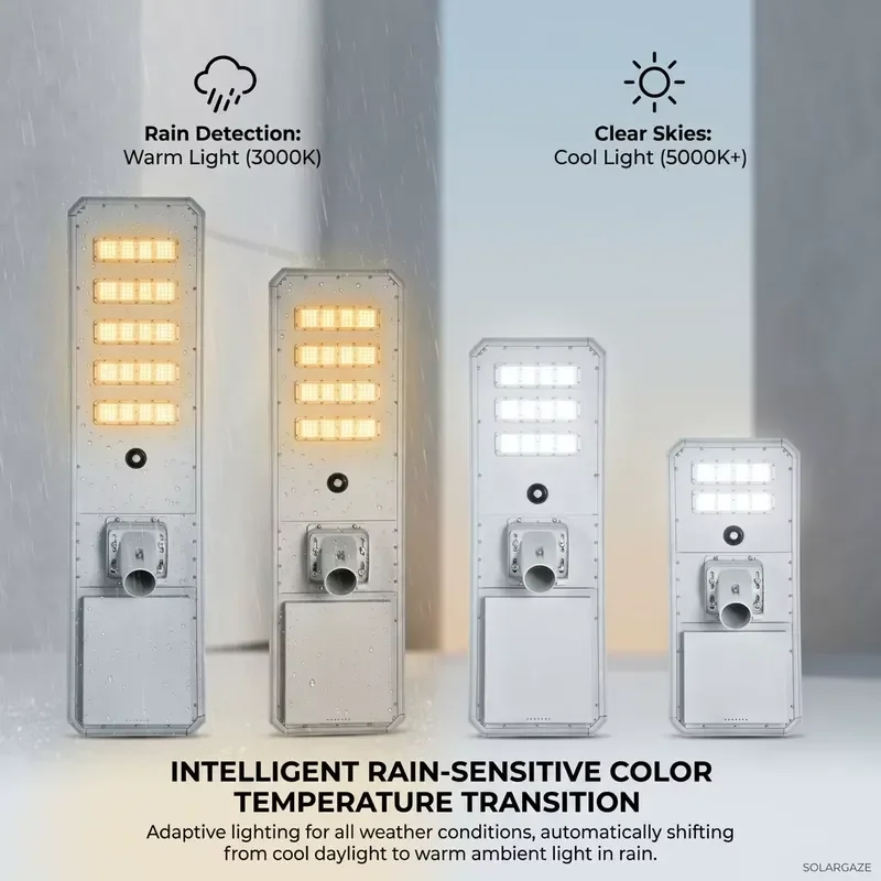 2026 New Design All-in-One Solar Powered Street Light 80W 150W with Lithium Battery High Brightness for Highway Parking Lot
