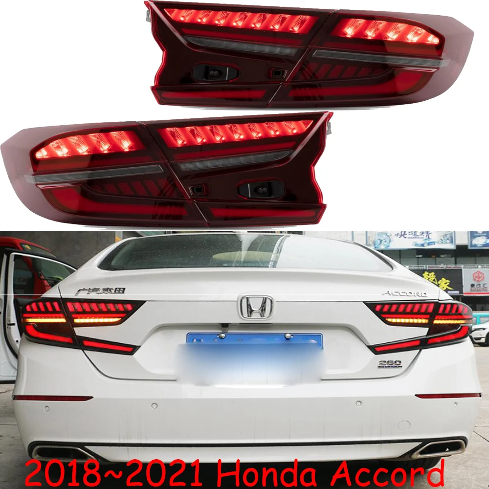 Car Styling For HONDA Accord Taillight 2018 2019 2020 2021 Tail Light LED Lamp DRL+ Brake+Back-up+turn signal+Fog Lamp