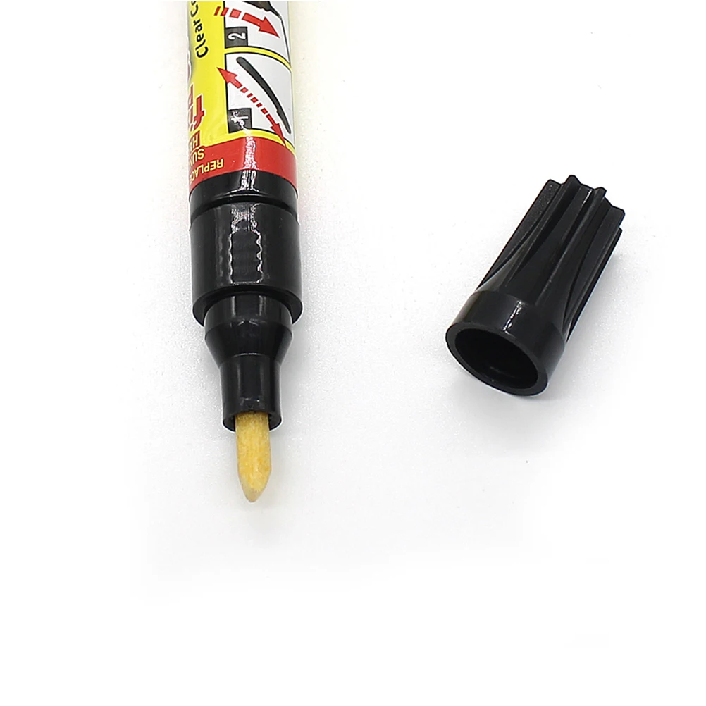 

5Pcs Car Auto Scratch Repair Pen Transparent Plastic 15x15x143cm Permanent Odorless Water Resistant Motorcycle Paint Pen