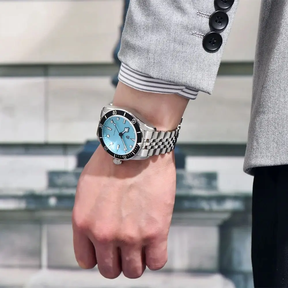PAGANI DESIGN 2025 nouvelle mode luxe montre automatique hommes cinq rangées chaîne en acier inoxydable mécanique montre-bracelet hommes NH35A Movt