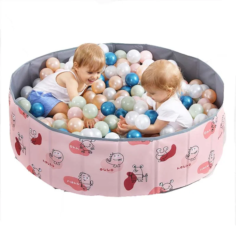 Piscina de pelotas para bebés de interior, piscina de pelotas portátil para bebés, juguetes para niñas, pelotas de baño, piscina de pelotas plegable para niños, valla de actividades de juego para niños