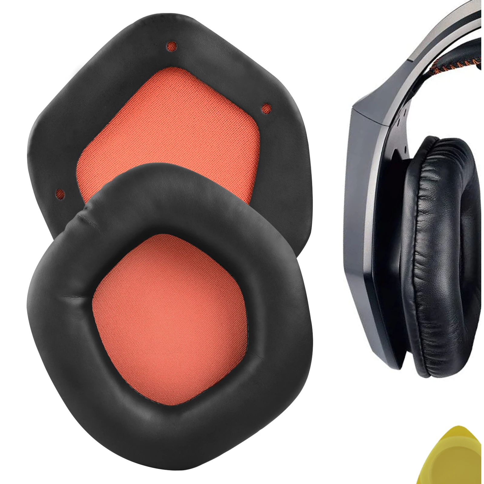 

Geekria QuickFit Protein Leather Replacement Ear Pads for Asus STRIX 7.1, STRIX 2.0, STRIX PRO, STRIX DSP Headphones