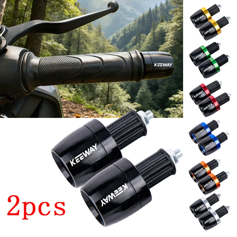 

For Keeway Hurricane 50 Vieste 300 Zahara Cityblade K-Light Superlight RKR RKV RKF 125 RKS Motorcycle Handlebar Grips End Plug