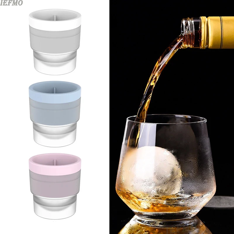 1/3PC Whisky Silikon Runde Eishockey Mold Maker Große Sphärische Eiswürfel Mühle Geeignet für Bar Hause küche Liefert