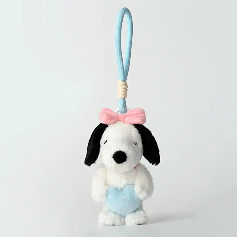 Peluche Olaf Ciondolo Kawaii Cartoon Classico Maschera per il viso Snoopy Sleepy and Sleepy Andy Zaino Ciondolo Peluche Ornamento Regalo per bambini
