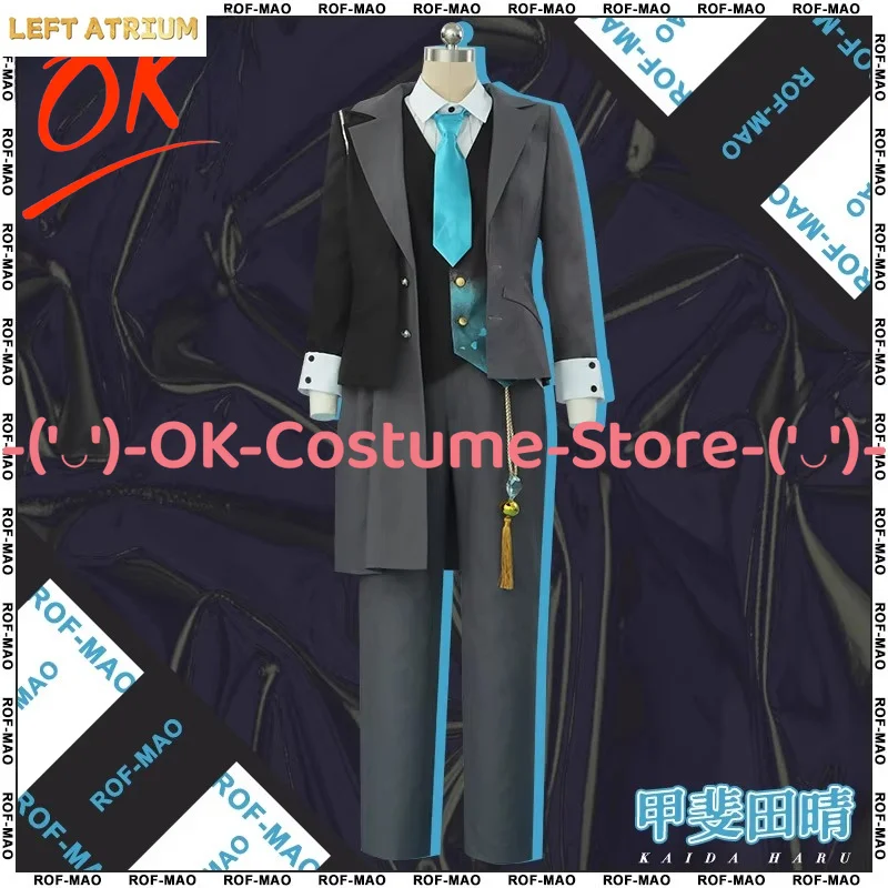 

[Customized Size] NIJISANJI EN VTuber ROF-MAO Kaida Haru Cosplay Costume Anime Character Outfit Halloween Carnival Party Uniform