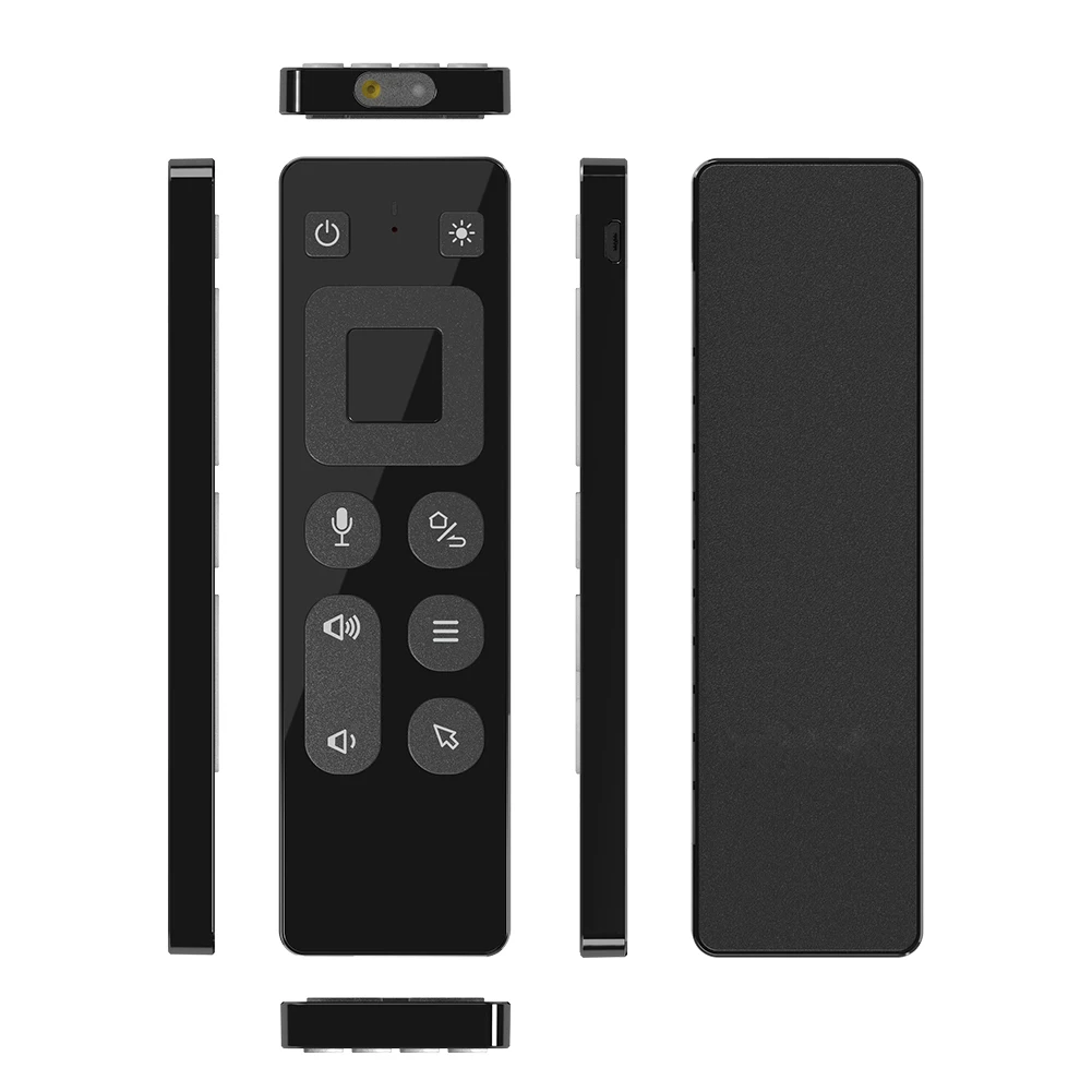 T8 Air Mouse Voice Remote Control 2.4G USB Receiver Wireless IR Learning Smart Remote Controller Rechargeable for Android TV BOX