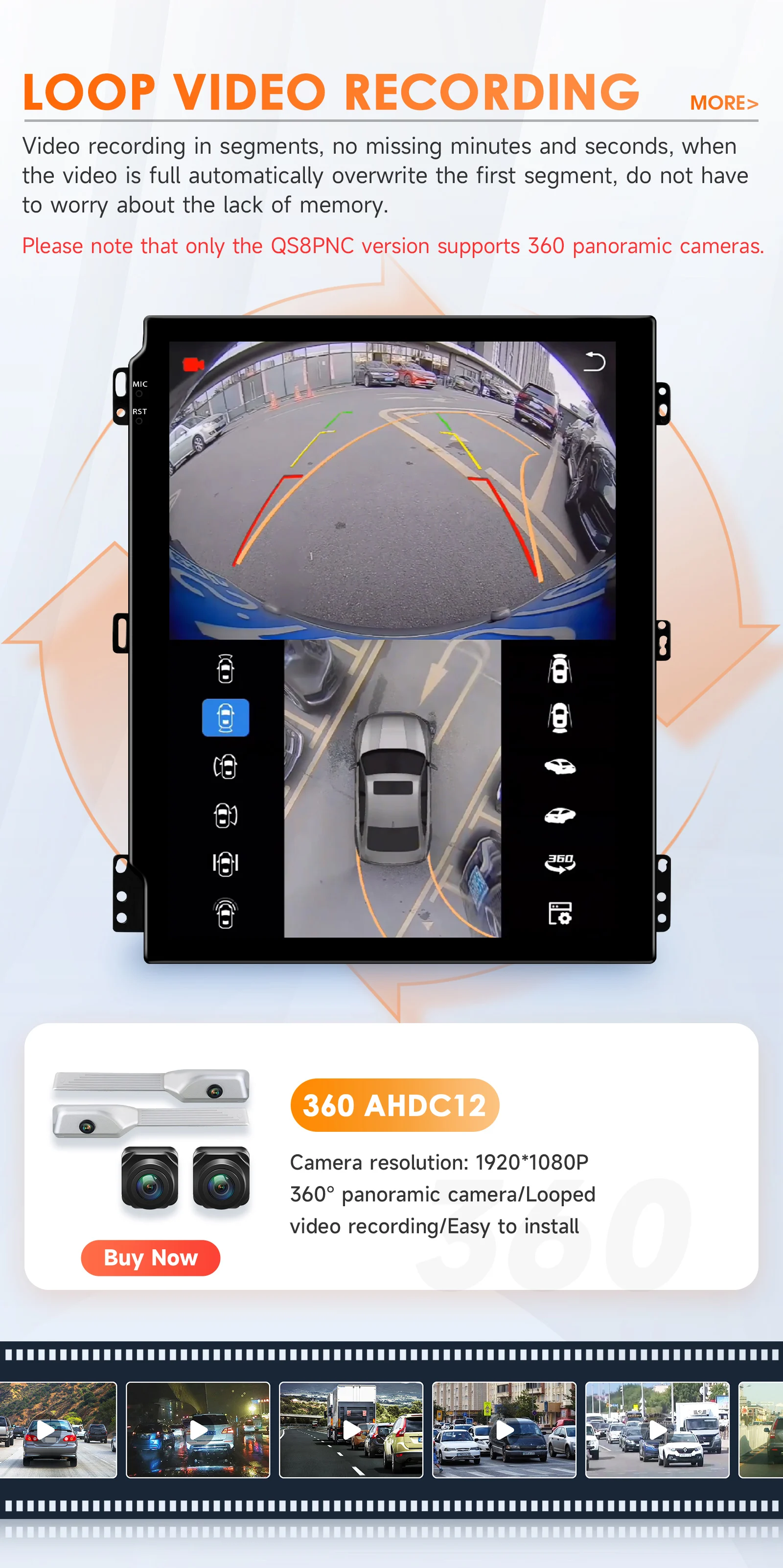 Hizpo Carplay 4G AI-Systeme Android 14 Autoradio für Toyota Camry 2015-2017 Player GPS 2din Autoradio 360-Grad-Kamera Multimedia – Detail 20