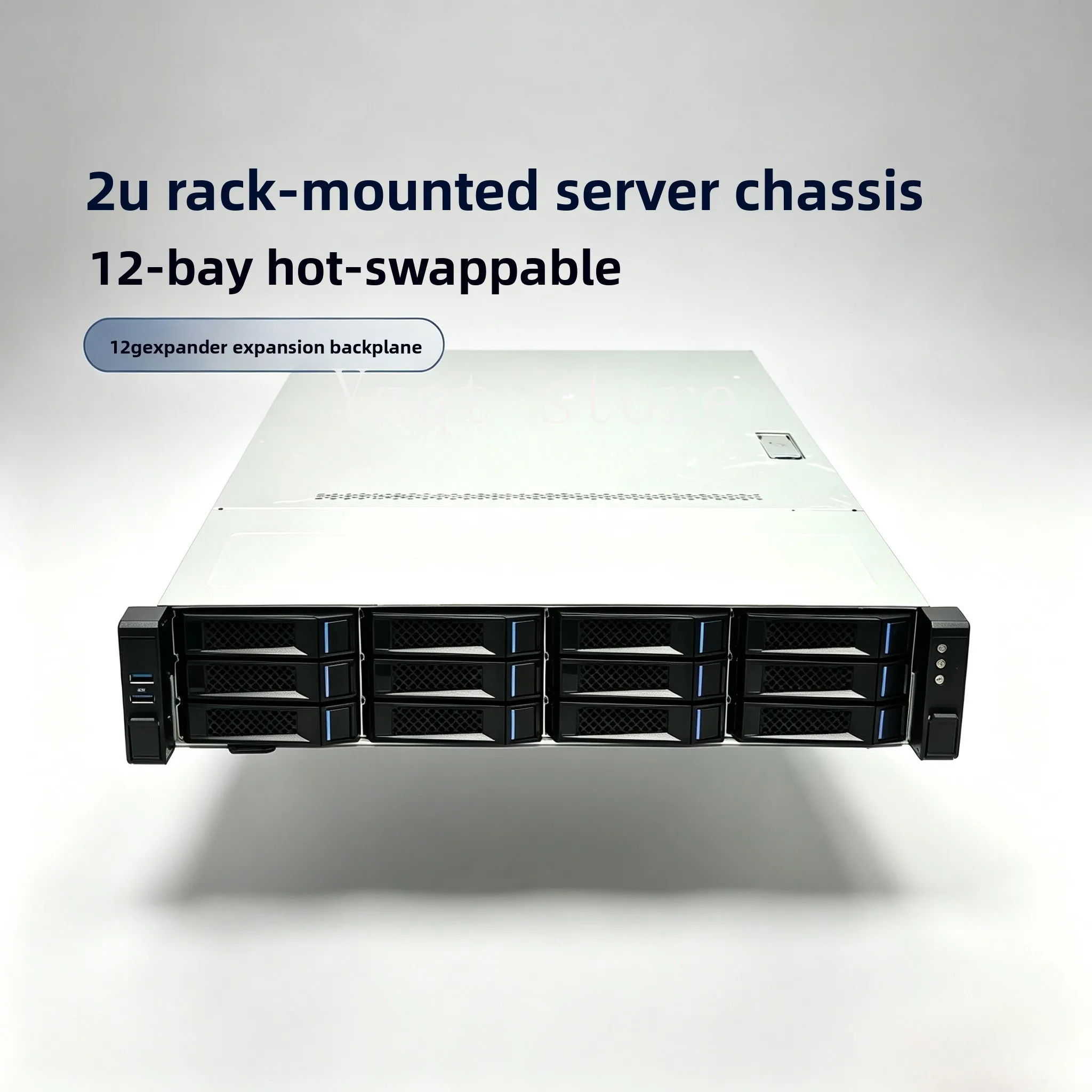 New Original 12-Disk Server Chassis 12G Expander Backplane NAS Storage Host Chassis