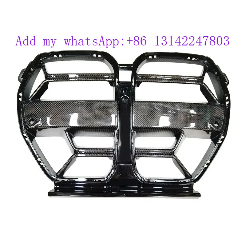 

G80 G82 Carbon Fiber CS Model Grille for M3 M4 up CS Style Carbon Front Bumper Grill