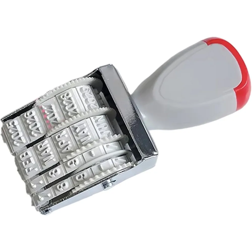 Rubber Stamp Line Dater – Rotating Date Stamp for Office, Scrapbooking & Document Authentication