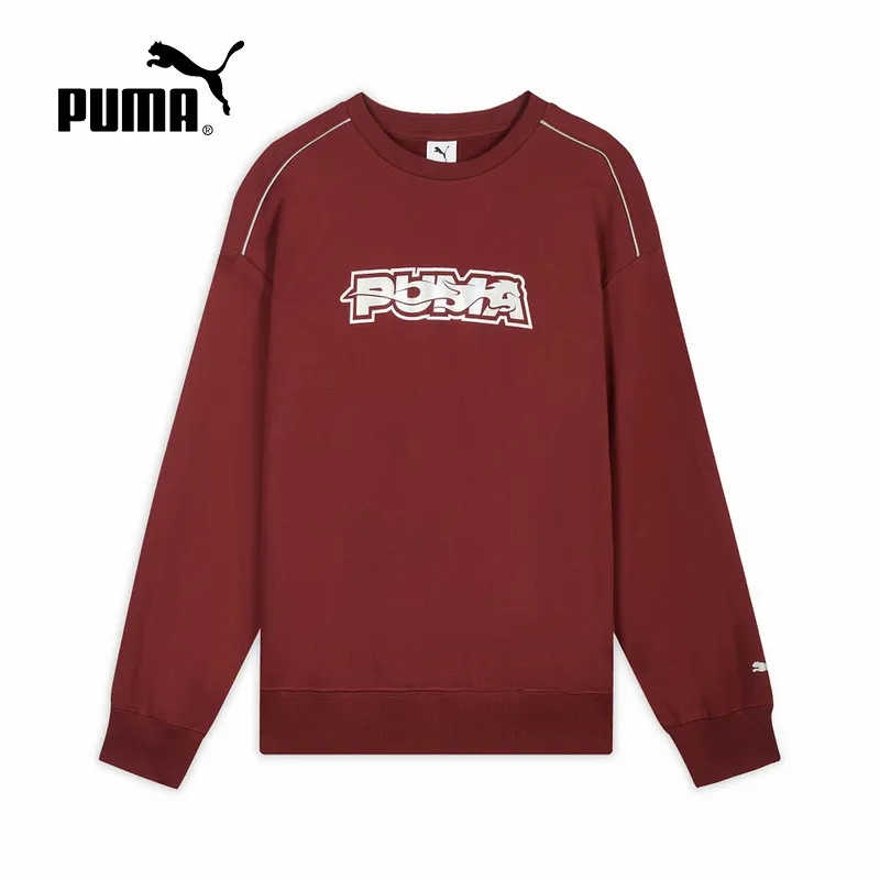 Puma 636033-28 Unisex Pullover Sweatshirt Casual Soft Comfortable Sports Top For Men & Women
