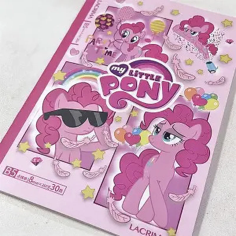 B5 Kawaii My Little Pony Notebook Twilight Sparkle Rainbow Dash Cartoon Anime Diary Book Learning Office Supplies Gift Kids Toy