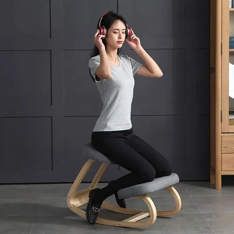 Physical engineering computer chair, comfortable sitting staff children's homework correction sitting posture solid ocking chair