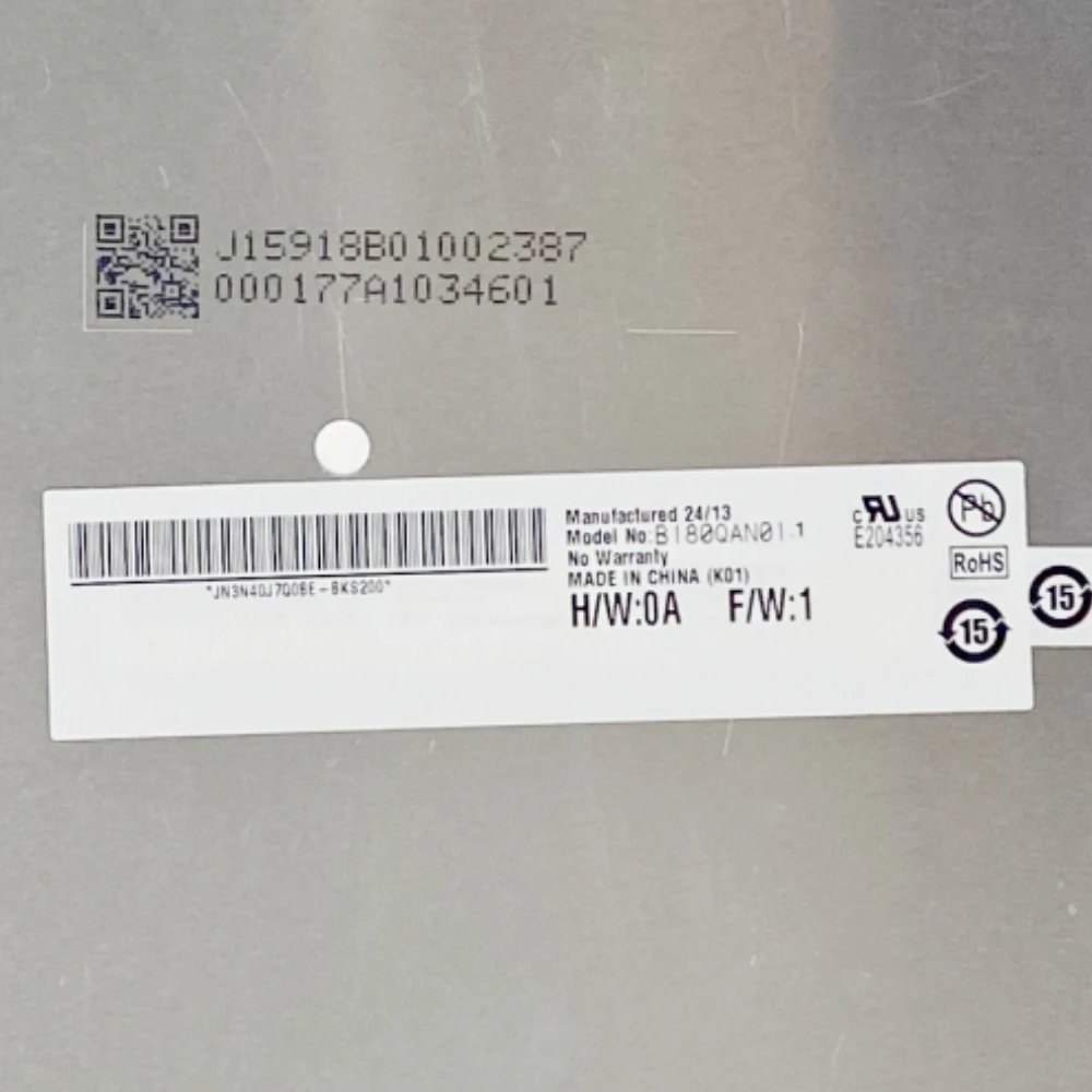 

B180QAN01.1 18,0-дюймовый QHD 2560x1600 ЖК-экран для ноутбука IPS без сенсорной панели