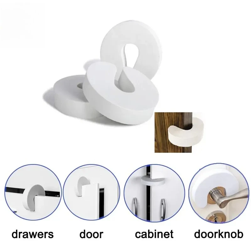 

EVA Soft Anti-Pinch Door Stopper Safety Guard for Kids Baby Finger Protection Fit for Home Door Drawer Cabinet Electrical Applia