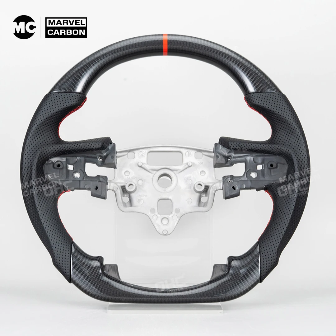 Carbon Fiber Customized Steering Wheel For Chevrole SIERRA 2022-2025 D Type Car Steering Wheel Modification And Upgrade