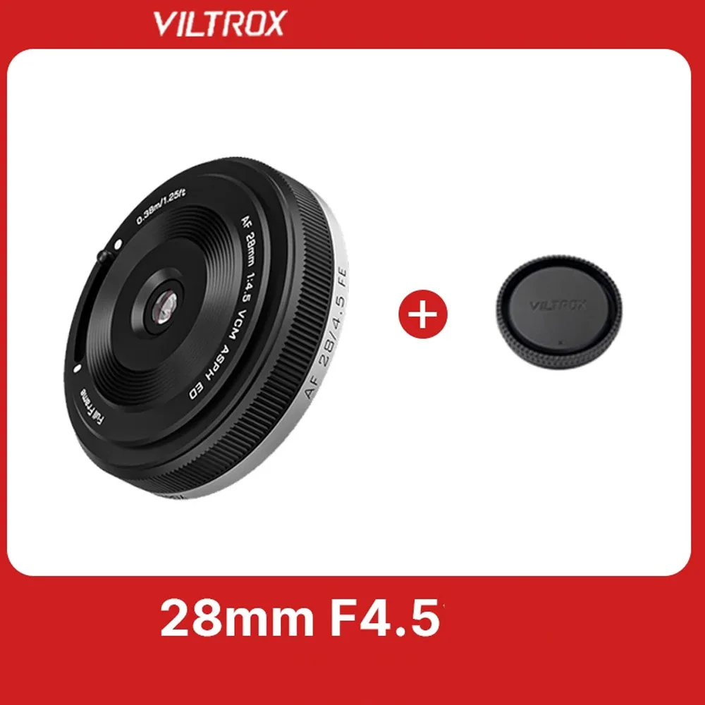 Auto Focus Lens Viltrox AF 28mm F4.5 Cameras Lens Full Frame With Lightweight For Sony E Fujifilm Fuji X XF NkonZ Series Cameras