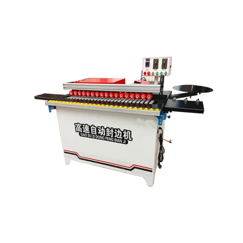 802 High Speed Automatic Wood Based Panels Machinery PVC Edge Banding Machine