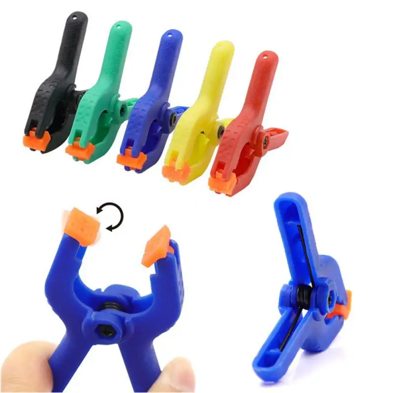 6Pcs 2-30inch Plastic Nylon Adjustable Woodworking Clamps Wood Working Tools Spring Clip Carpentry Clamps Outillage Menuiserie