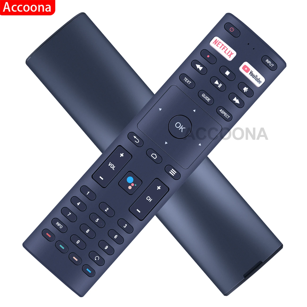 Voice Remote controlfor Konka 32H31A 40H33A 43U55A 50Q75A ANAM JVC AV-H323115A RC-N2409 RM-C3416 blaupunkt SMART TV