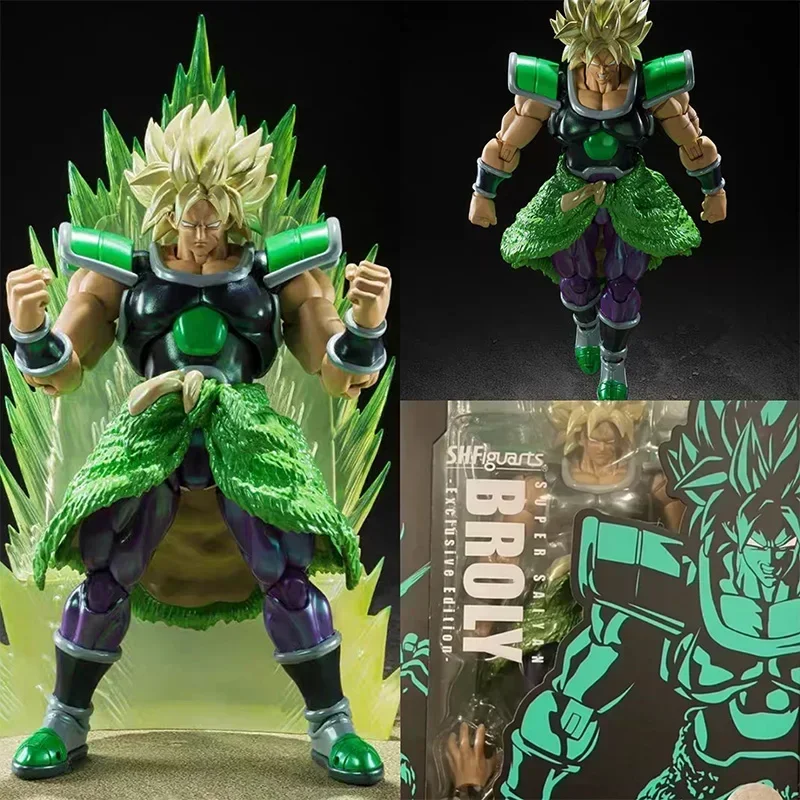 

Оригинальные фигурки героев мультфильма BANDAI Dragon Ball Super Broly NYCC S.H. Фигурка из аниме серии 2022 коллекционный подарок