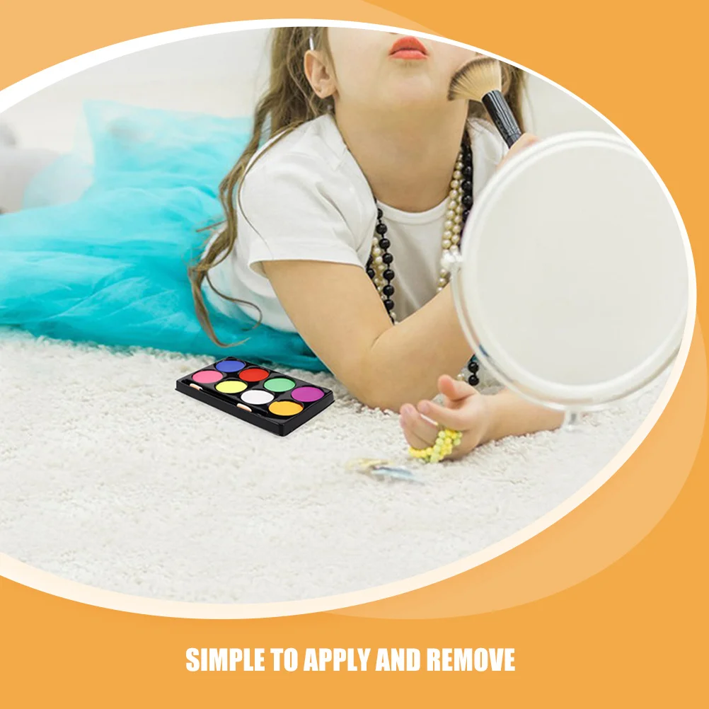 لوحة مكياج للوجه مكونة من 8 ألوان، كريم قائم على الزيت لحفلات المهرجانات المسرحية، كوسبلاي فني يدوم طويلاً
