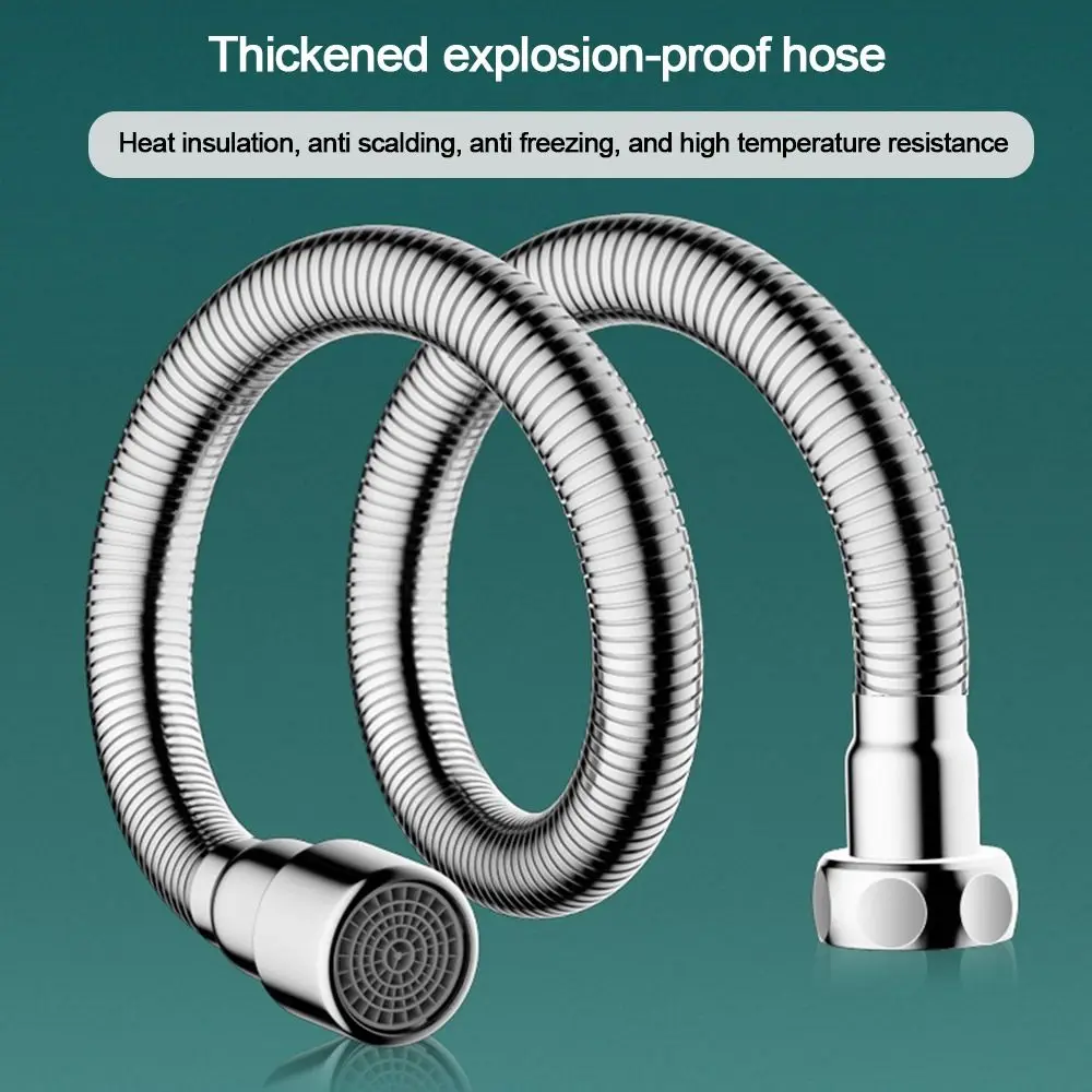 Bendable Water Tap Accessories 360° Rotating Portable Faucet Extender Lengthening Tube Bathroom Tap Faucet Extender Pipe