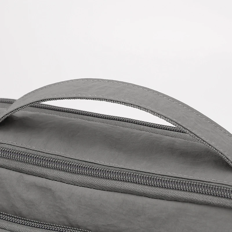 Leichte Herren-Umhängetasche aus Oxford-Stoff – Mehrschichtige, robuste Schultertasche für den täglichen Pendelverkehr und Reisen – Schulter-Brusttasche – Detail 7
