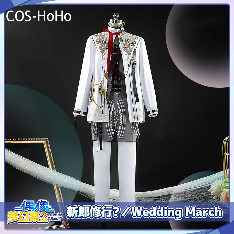 COS-HoHo Ensemble Stars 2 Wedding March Morisawa Chiaki/Morisawa Chiaki/Kazehaya Tatsumi Game Suit Cosplay Costume Halloween