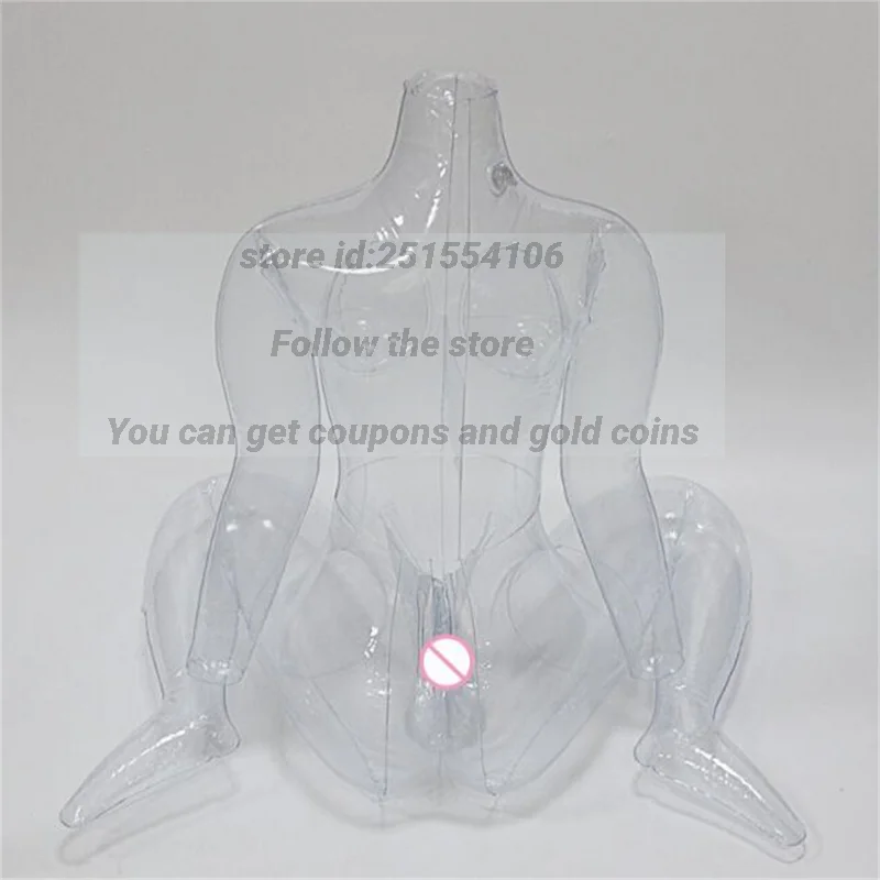 Inflatable Female Mannequin for Cloth Headless Doll, Transparent, Toroso, Shooting Mode, Maniqui, C783, 2023