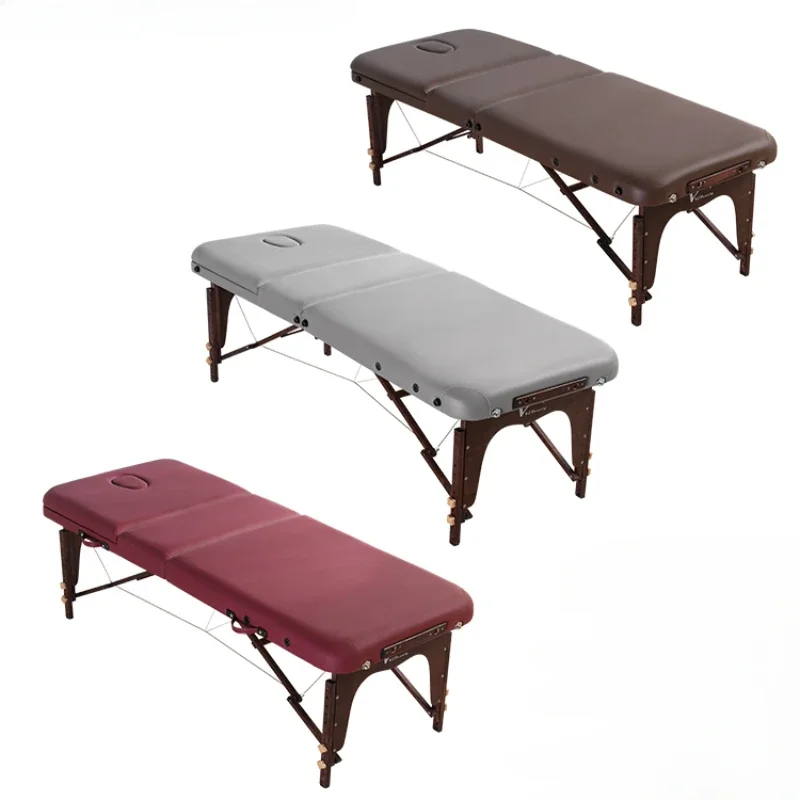 Tempat Tidur Pijat Kursi Menyala Lentur Meja Portabel Tandu Estetika Kursi Lipat Camilla Furnitur Chiropraktik Profesional