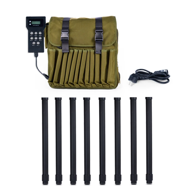 8 Channel 400W 433 700 800 900 1G 1.5G 2.4G 5.8G Backpack Customisable Frequency