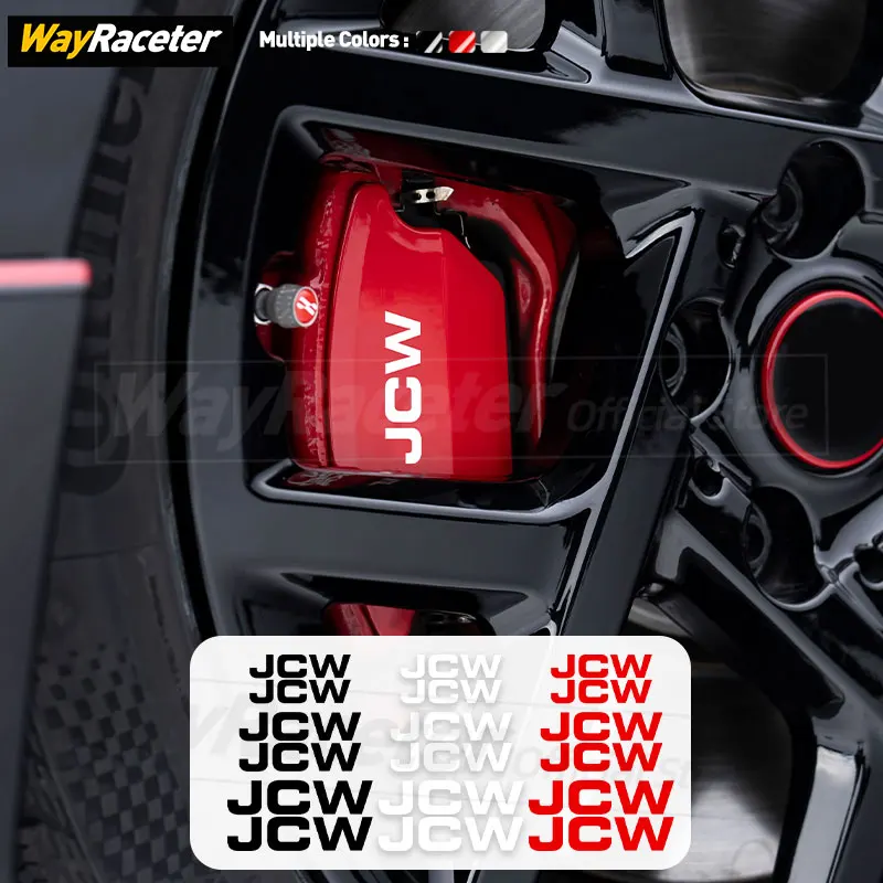 6 Pcs/Set Car Brake Caliper Sticker Reflective Vinyl Decal For MINI JCW F66 J01 U25 J05 R60 F60 F54 R55 R50 R53 R58 R59 R57 F56
