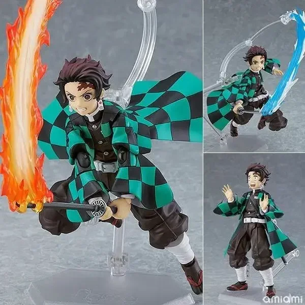 13 centimetri Demone Slayer Figure Figma Kamado Nezuko 508 Tanjiro 498 Action Anime Figure PVC Statua Da Collezione Modello Giocattoli Di Natale