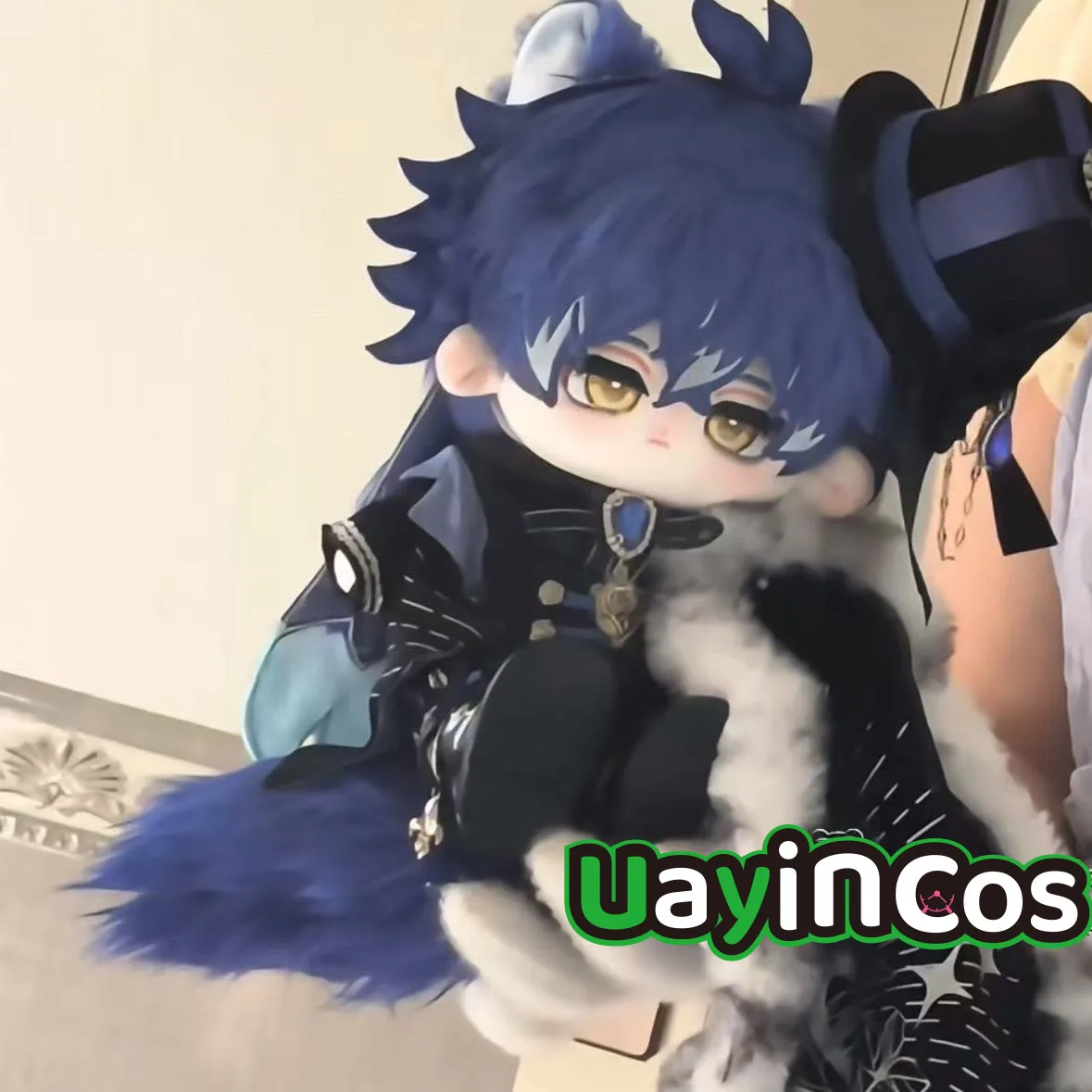 

20cm Genshin Impact Kyryll Chudomirovich Flins Stuffed Plushies Plush Doll Clothes Soft Pillow Anime Ornaments Game Toy Kids Gi