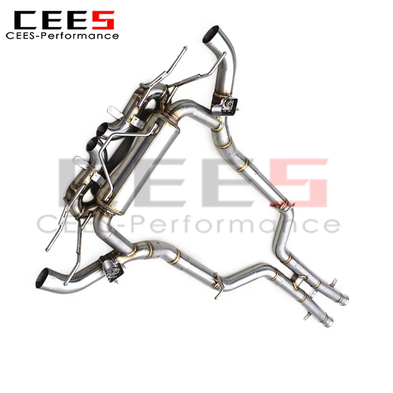

cees for Mercedes-Benz AMG GTR/GT R C190 4.0T 2019-2023 Catback Muffler Exhaust Sport Stainless Steel OEM Valved Exhaust System