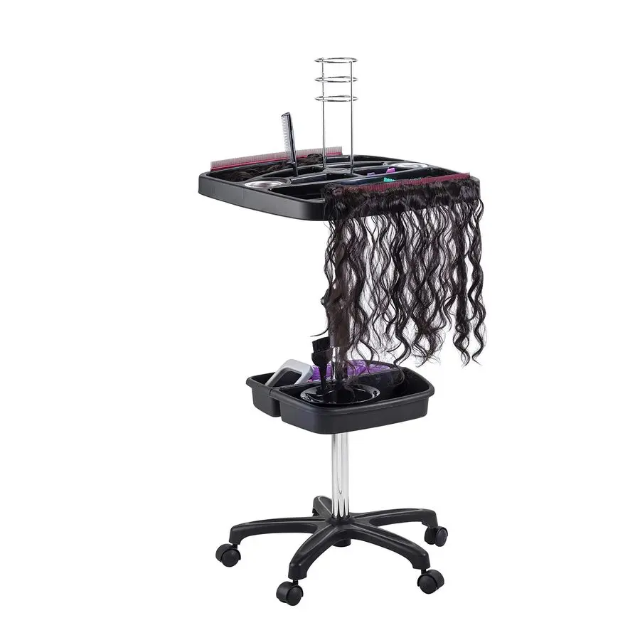 

Mega Hair Trolley Station Model 501 Stylish and Functional Hair Salon Organizer with Extra Storage Space