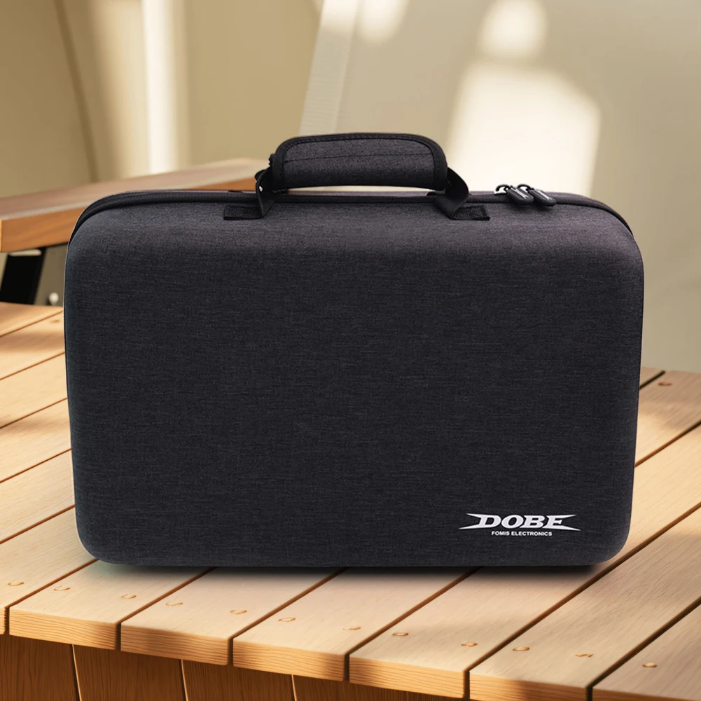 For  Slim Hard Carrying Case Organizer Protective Case Large Capacity Storage Bag for Playstation 5 Slim Disc/Digital Edition